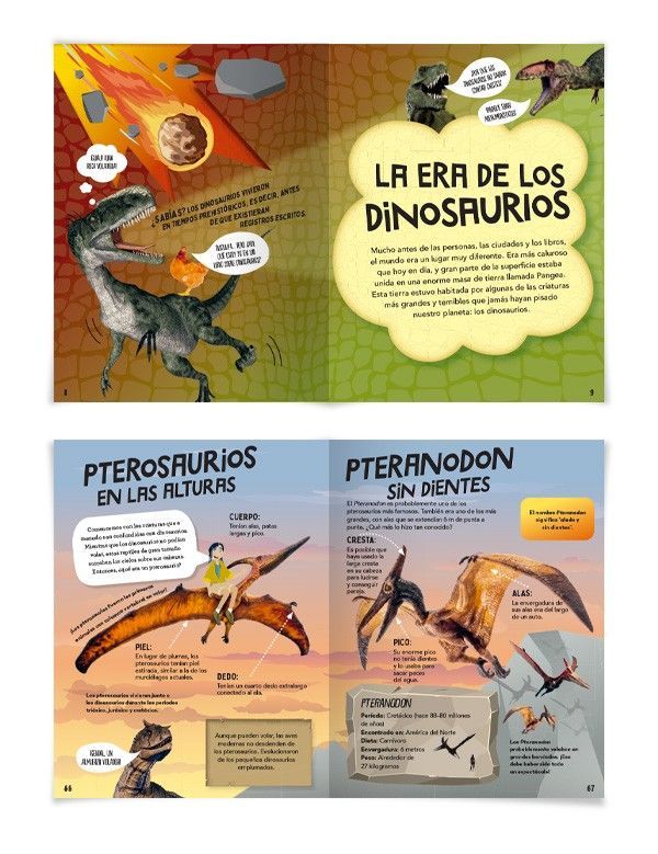 Libro el increible mundo de… LOS DINOSAURIOS (+ Modelo 3D)-2