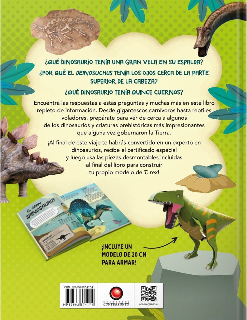 Libro el increible mundo de… LOS DINOSAURIOS (+ Modelo 3D)-3