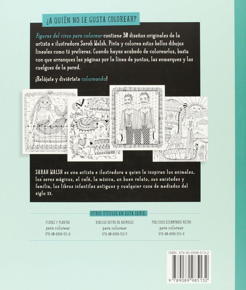 Libro Para Colorear - Figuras Del Circo-1