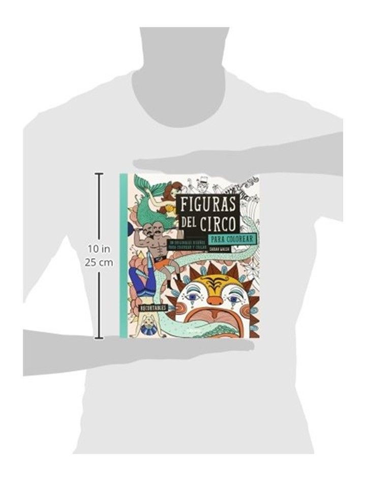 Libro Para Colorear - Figuras Del Circo-2