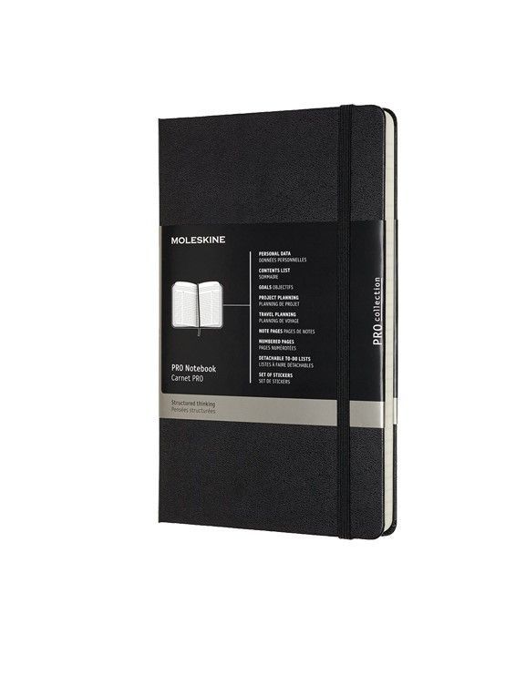 Libreta Pro notebook - T. Dura - Large - Negro