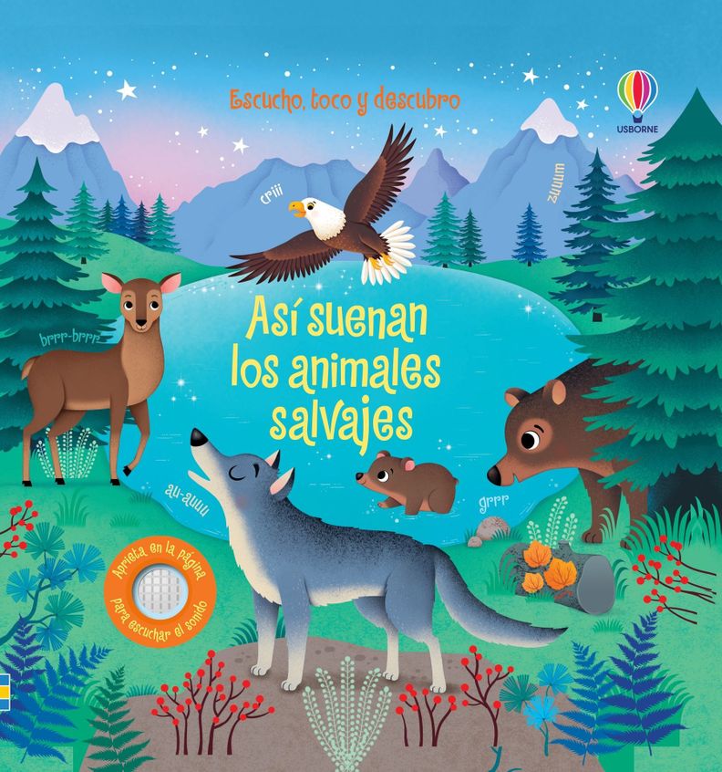 Libro escucho, toco y descubro - ASI SUENAN LOS ANIMALES SALVAJES-0