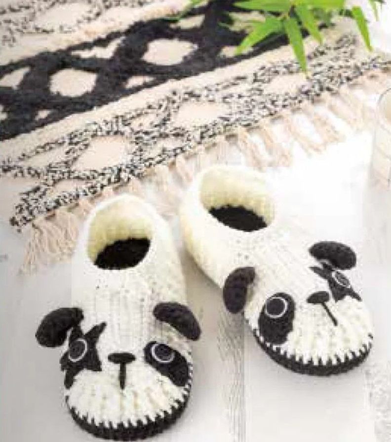 Libro PANTUFLAS A CROCHET. Pantuflas de animales-4