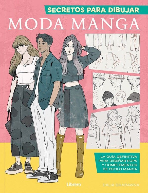 Libro Secretos para dibujar moda manga-0