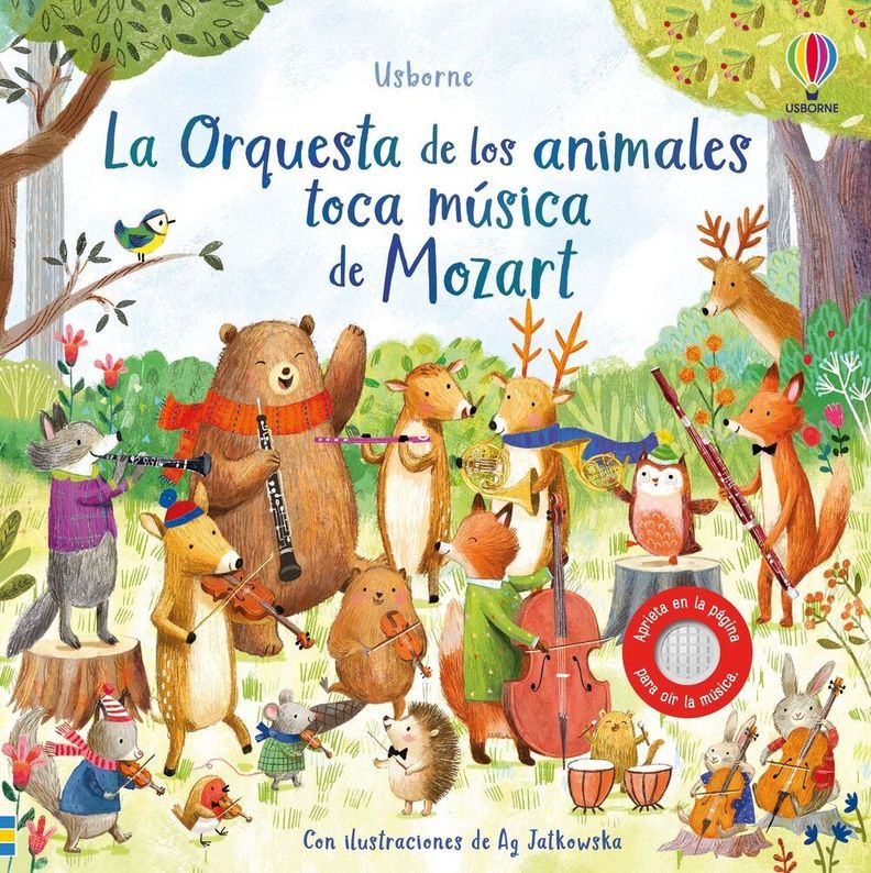 Libro La Orquesta De Los Animales Toca Musica De Mozart-0