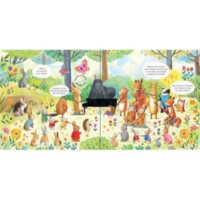 Libro La Orquesta De Los Animales Toca Musica De Mozart-3