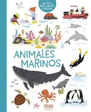 Libro biblioteca para mentes curiosas - ANIMALES MARINOS-0