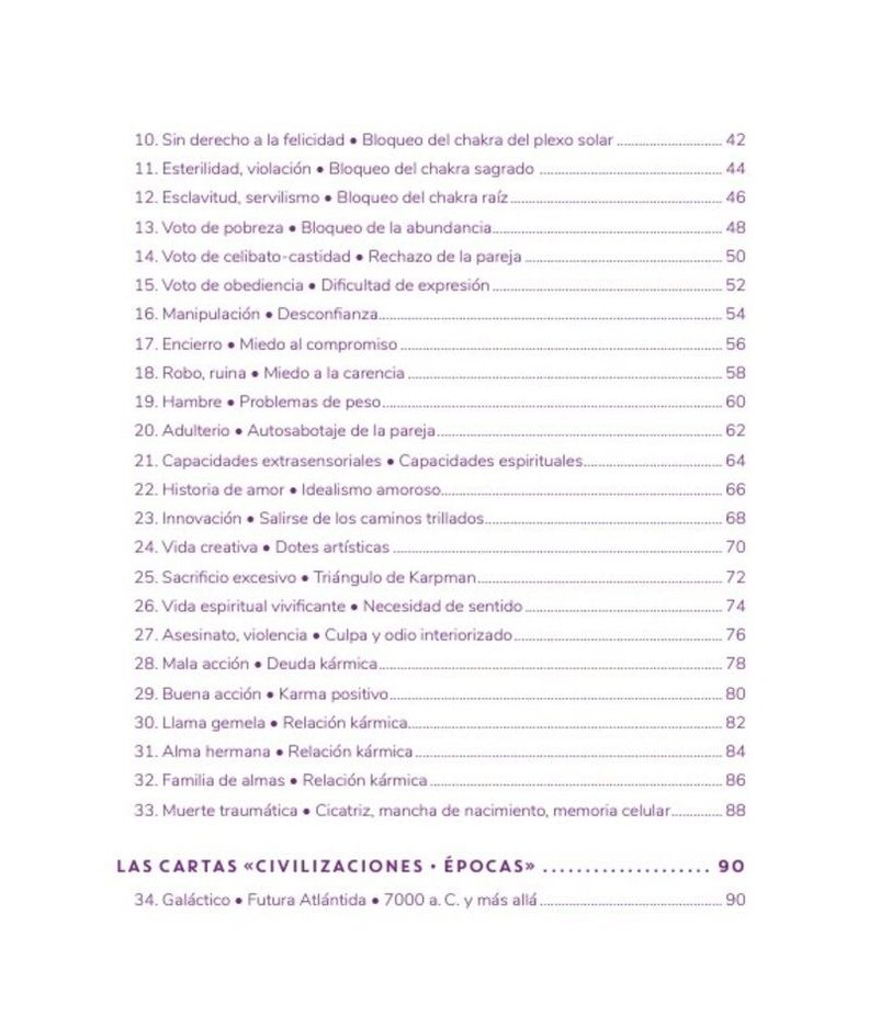Libro ORACULO DE LAS VIDAS ANTERIORES (libro + cartas)-2