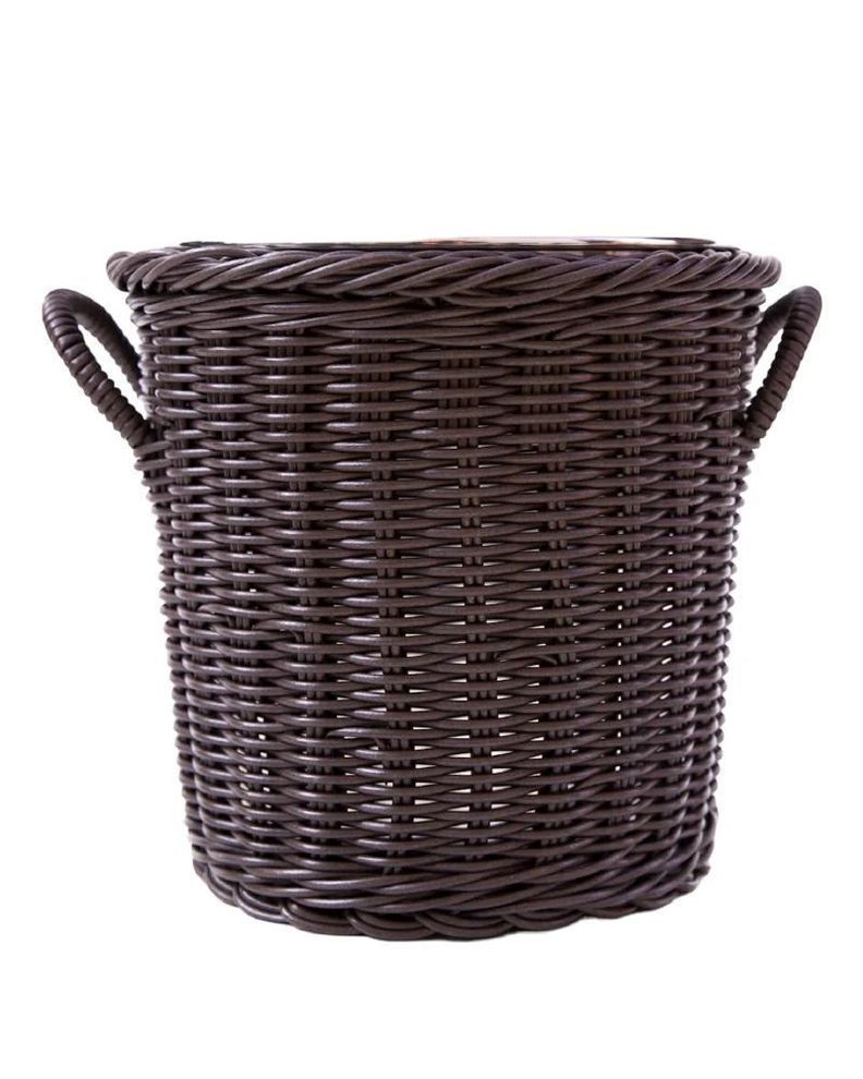 Hielera Rattan 5L doble pared Chocolate