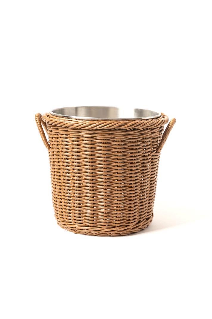 Hielera Rattan 5L doble pared Toffee Cafe Claro