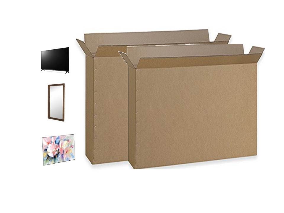 Pack 2 cajas multiuso TV 50-52"  - Tatou Pack -0
