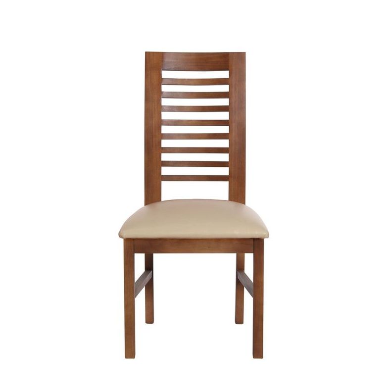 Juego De Comedor Sevilla 2 Sillas Salamanca + 2 Bancas Pu Beige-3