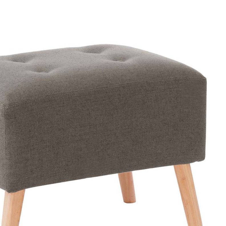 Pouf Niza Lino Gris Oscuro-1