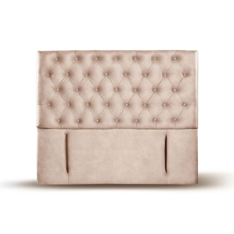 RESPALDO FLORENCIA CUERO BEIGE 2 PZA