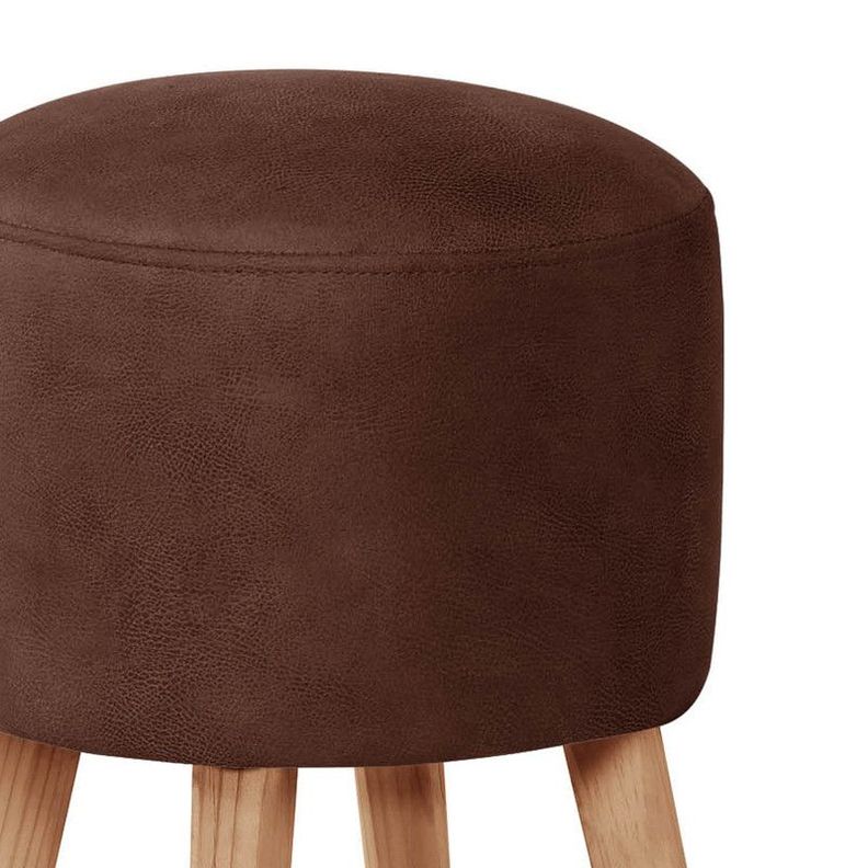 Pouf Nantes  Cuero Kentucky Cafe Moro-1