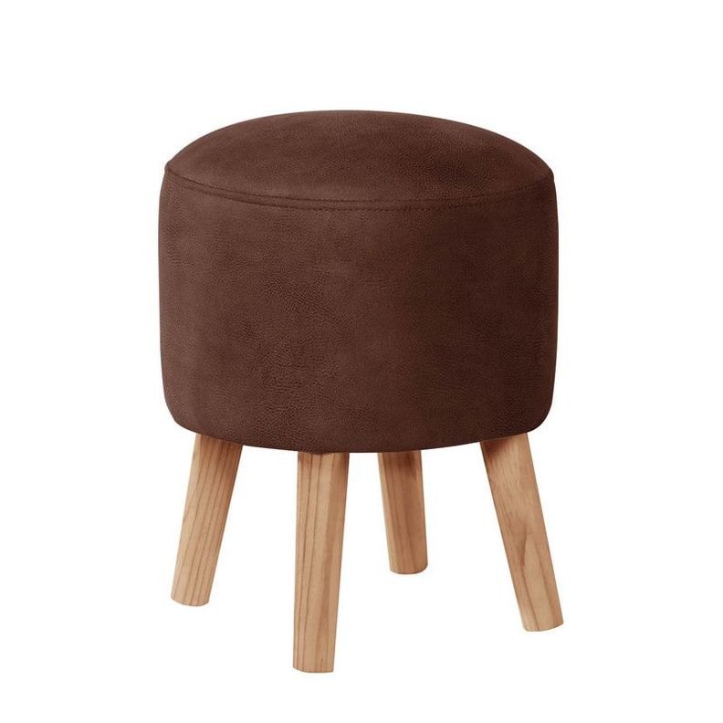 Pouf Nantes  Cuero Kentucky Cafe Moro-0