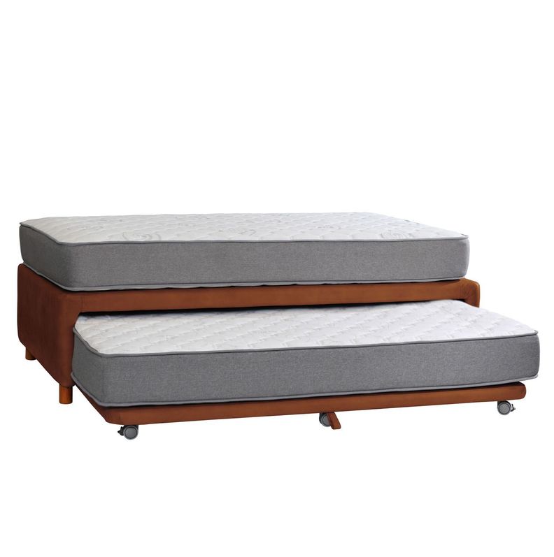 CAMA NIDO ZEN BEST CUERO TABACO 1 1/2 PZA-1