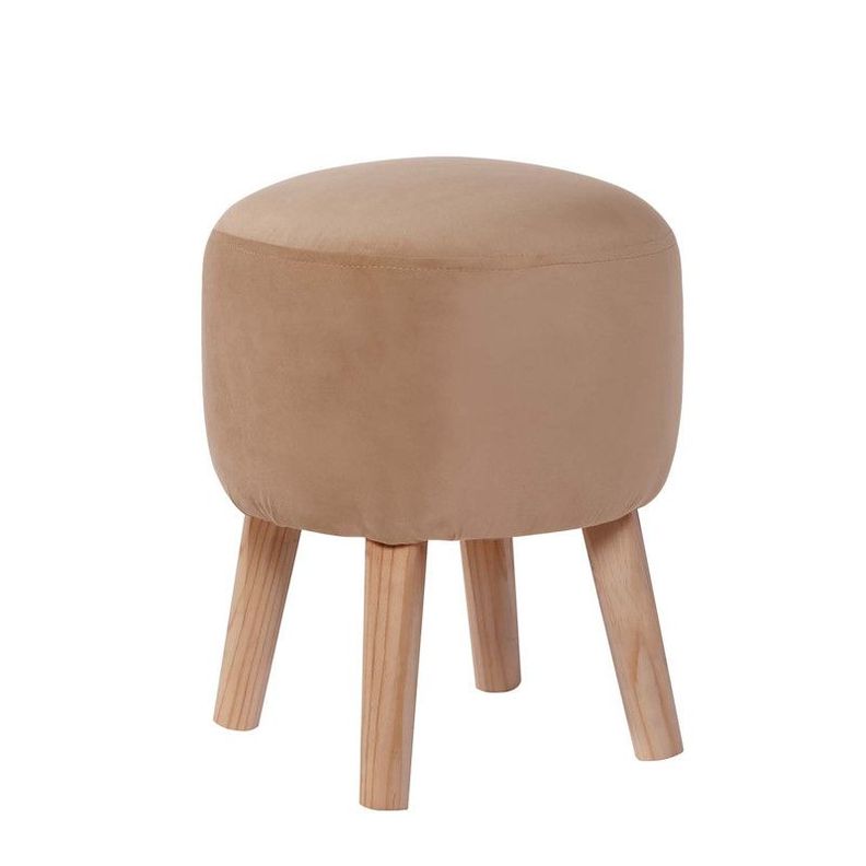 Pouf Nantes Tela Velvet Beige-0