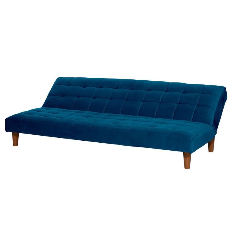 FUTON TURIN  TELA VELVET AZUL PETROLEO-2