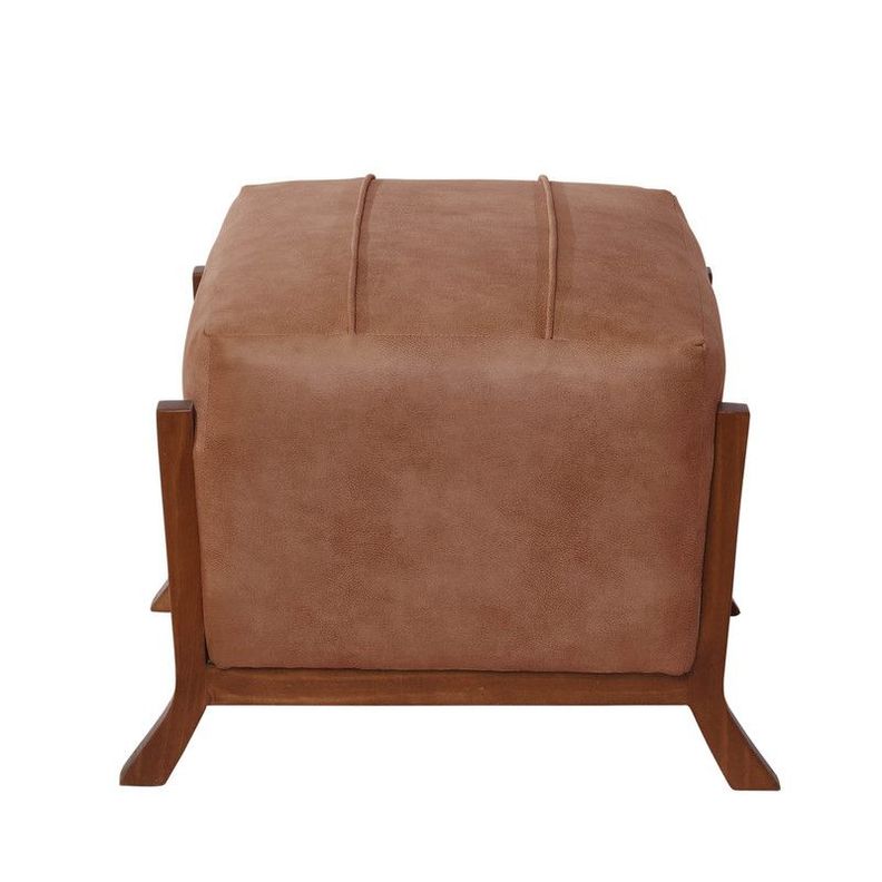 Pouf Marsella  Cuero Kentucky Tabaco-1