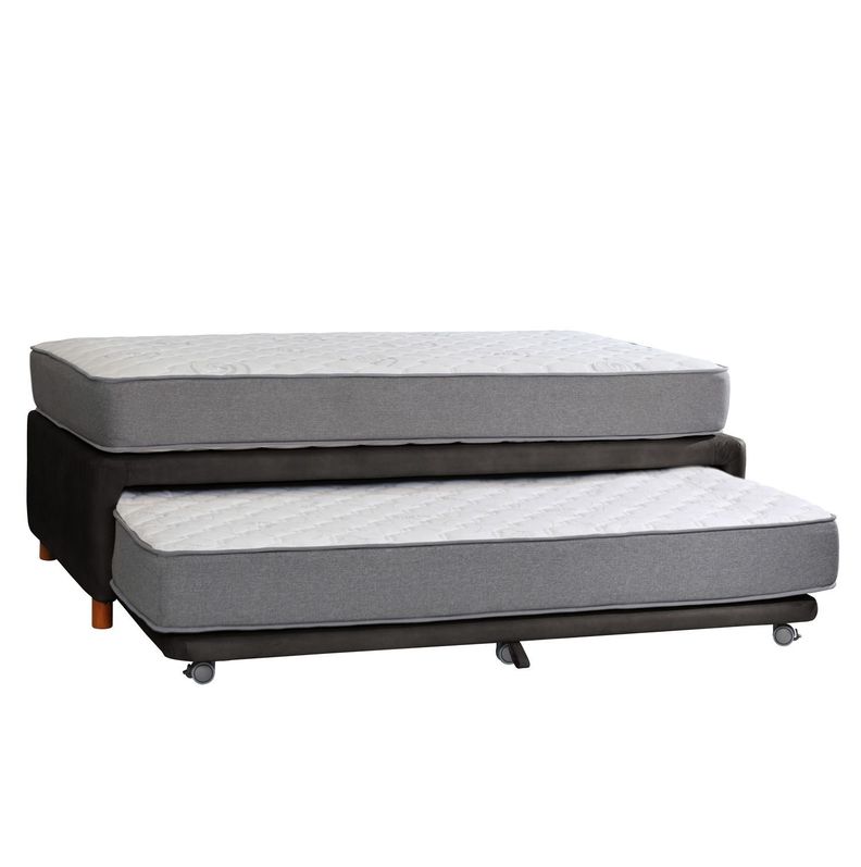 CAMA NIDO ZEN BEST CUERO NEGRO 1 1/2 PZA-1
