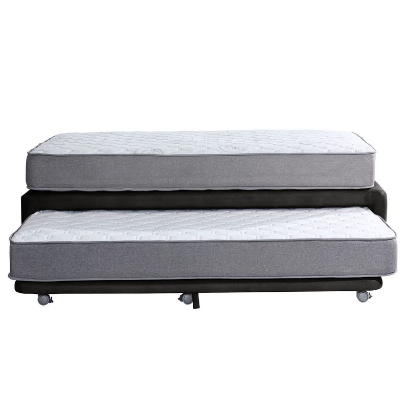CAMA NIDO ZEN BEST CUERO NEGRO 1 1/2 PZA-0