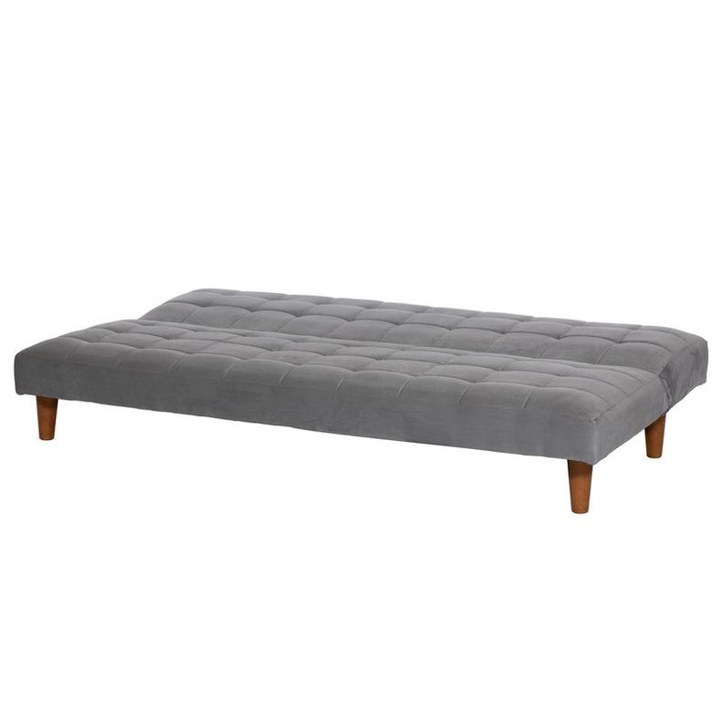 FUTON TURIN  TELA VELVET GRIS-3