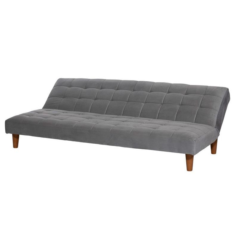 FUTON TURIN  TELA VELVET GRIS-2