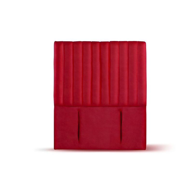 RESPALDO SORRENTO CUERO ROJO 1 1/2 PZA