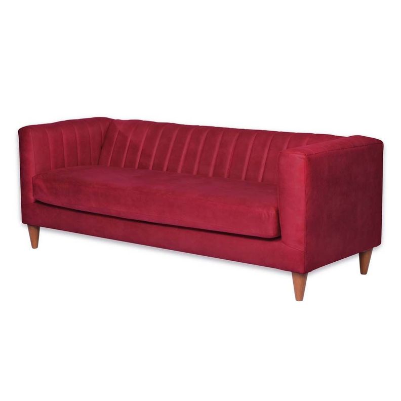 SOFA BRESCIA 3C CUERO KENTUCKY ROJO-2