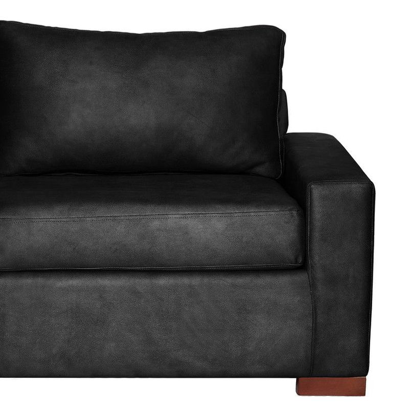 Sofa Cama Livorno 2Pl Cuero Kentucky Negro-3