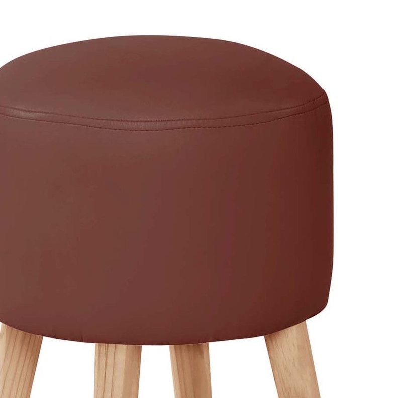 Pouf Nantes Pu Chocolate-1