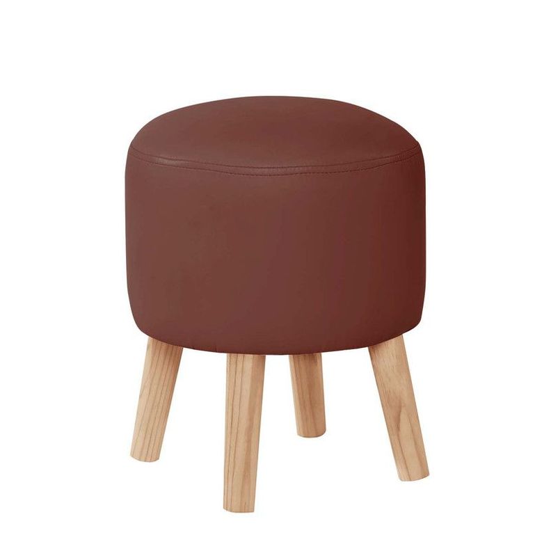 Pouf Nantes Pu Chocolate-0