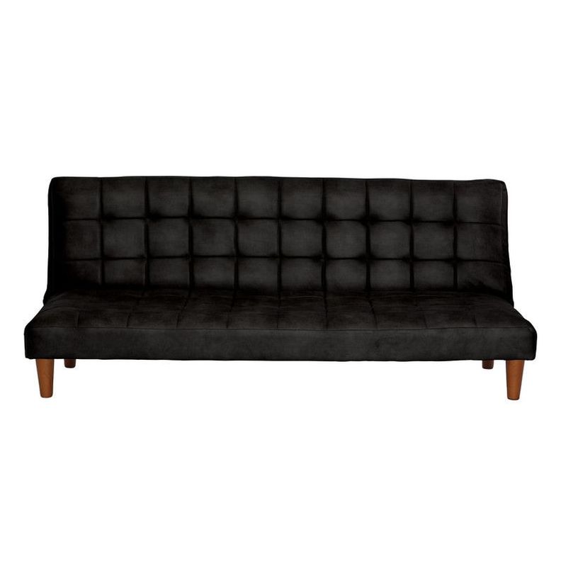 FUTON TURIN  CUERO KENTUCKY NEGRO-0