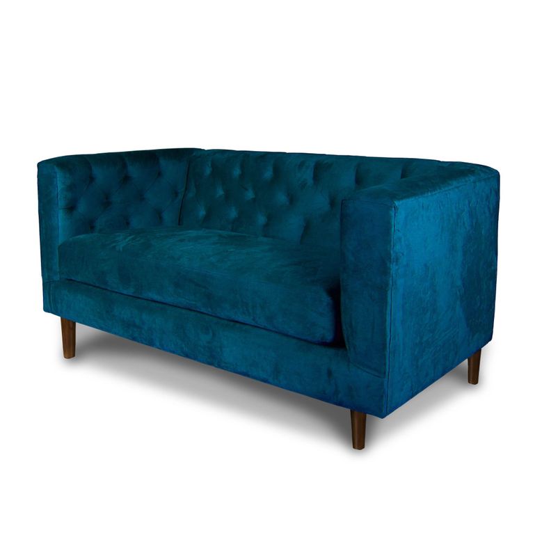 SOFA BRESCIA 2C TELA VELVET VIVIAN AZUL-2