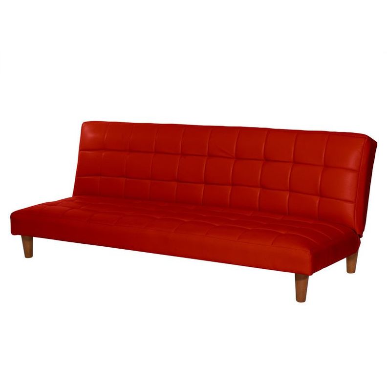 FUTON TURIN  PU ROJO-1
