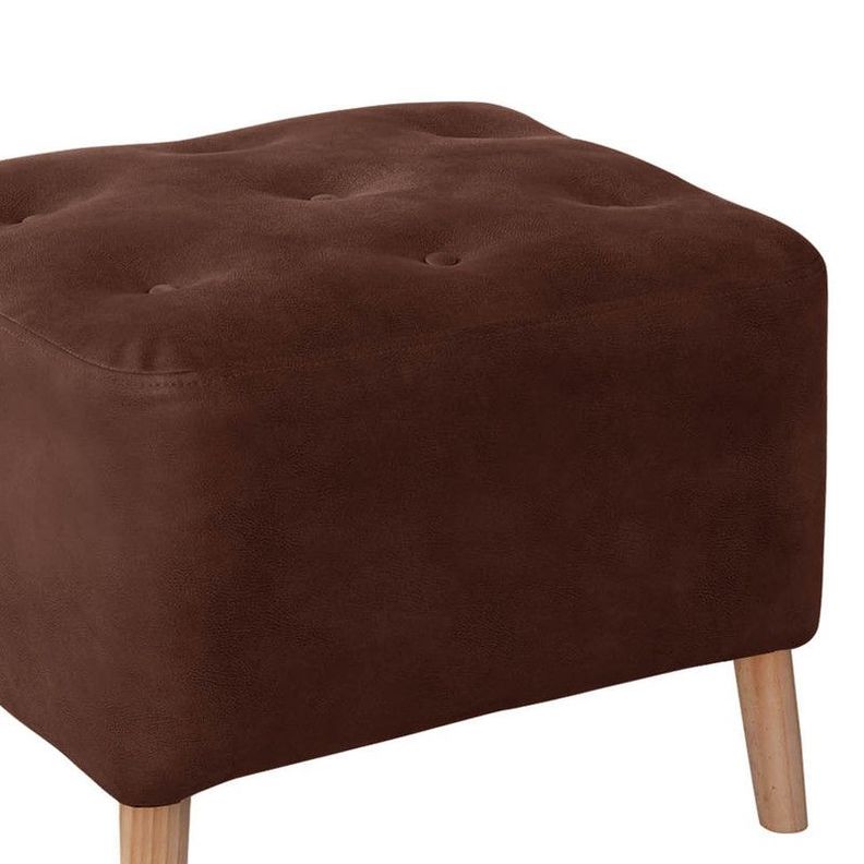 Pouf Lyon  Cuero Kentucky Cafe Moro-1