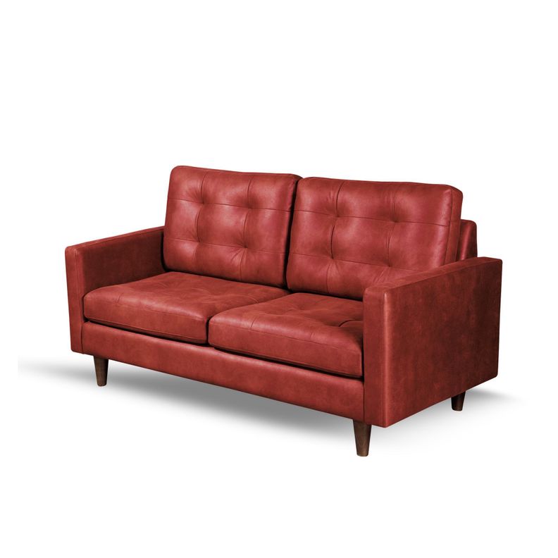 SOFA NAPOLES 2C CUERO KENTUCKY ROJO-2