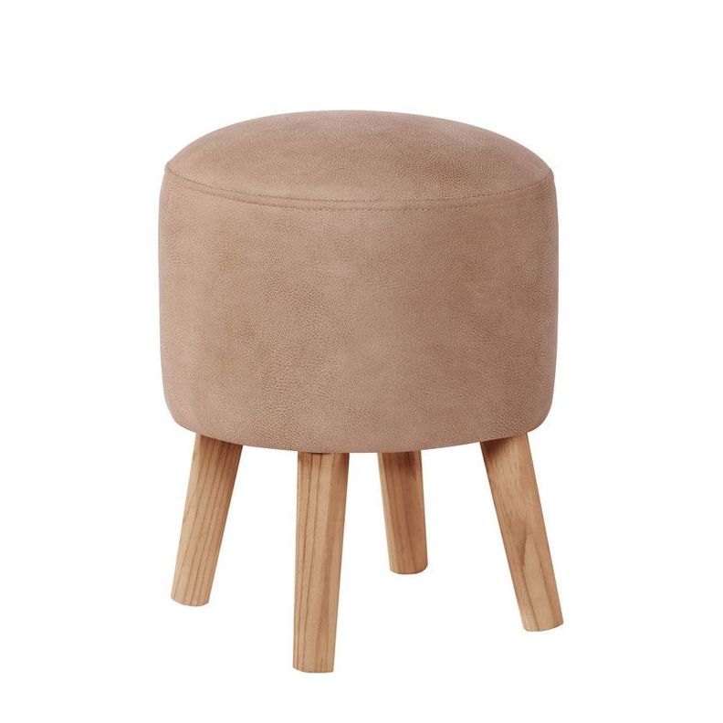 Pouf Nantes  Cuero Kentucky Beige-0
