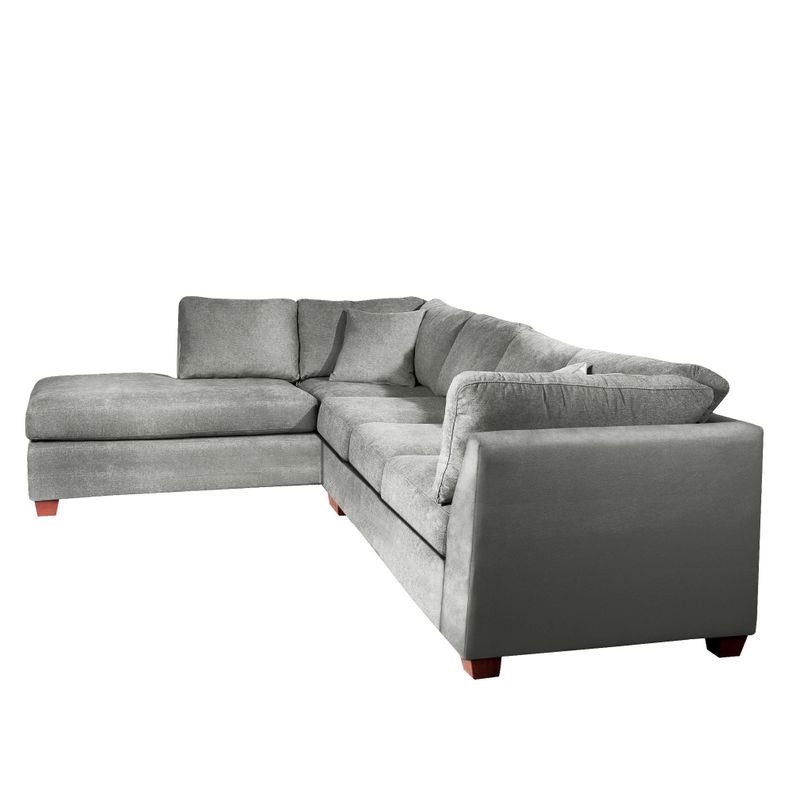 SECCIONAL PADUA IZQ TELA VELVET GRIS-2