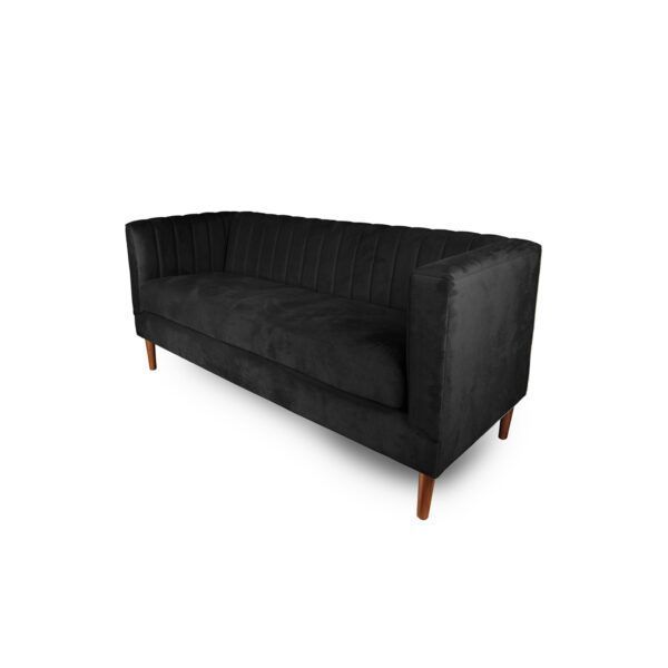 SOFA SORRENTO 2C TELA VELVET VIVIAN NEGRO-2