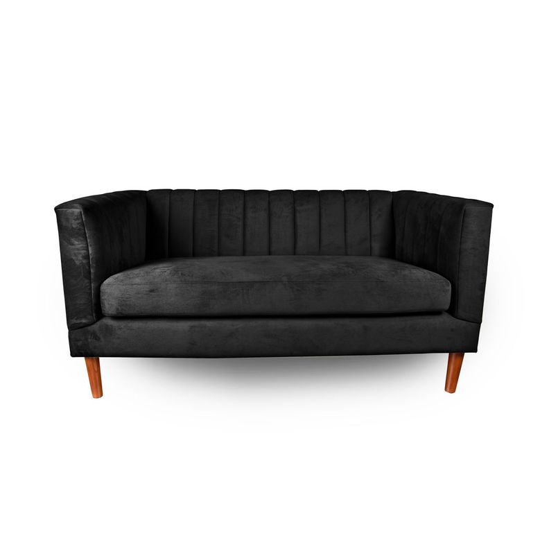 SOFA SORRENTO 2C TELA VELVET VIVIAN NEGRO-0