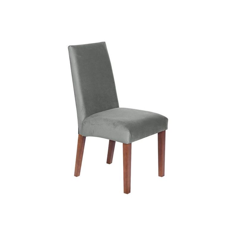 Silla Cadiz  Tela Velvet Gris-2