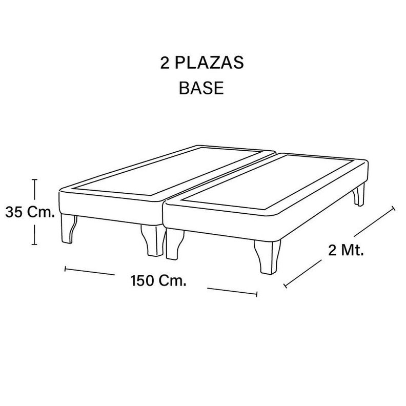 BASE EUROPEA ZEN  TELA VERDE 2 PZA-3
