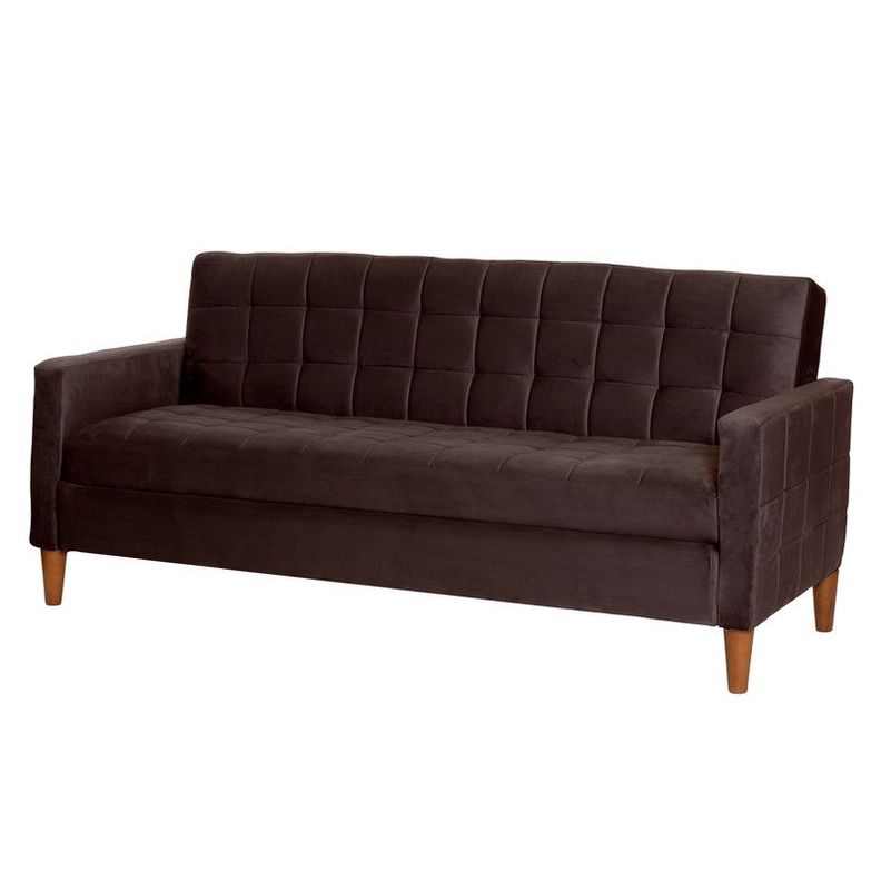FUTON GENOVA  PU CHOCOLATE-1