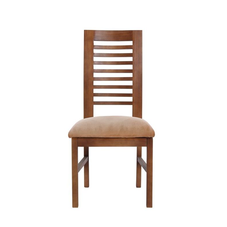 Juego De Comedor Sevilla 2 Sillas Salamanca + 2 Bancas Tela Velvet Beige-3