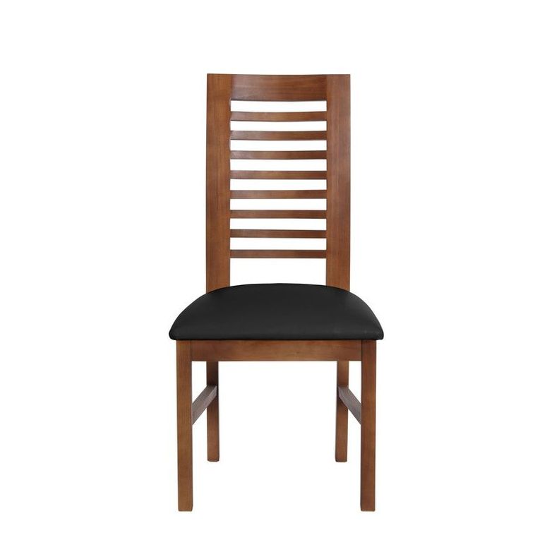 Juego De Comedor Sevilla 2 Sillas Salamanca + 2 Bancas Pu Negro-3