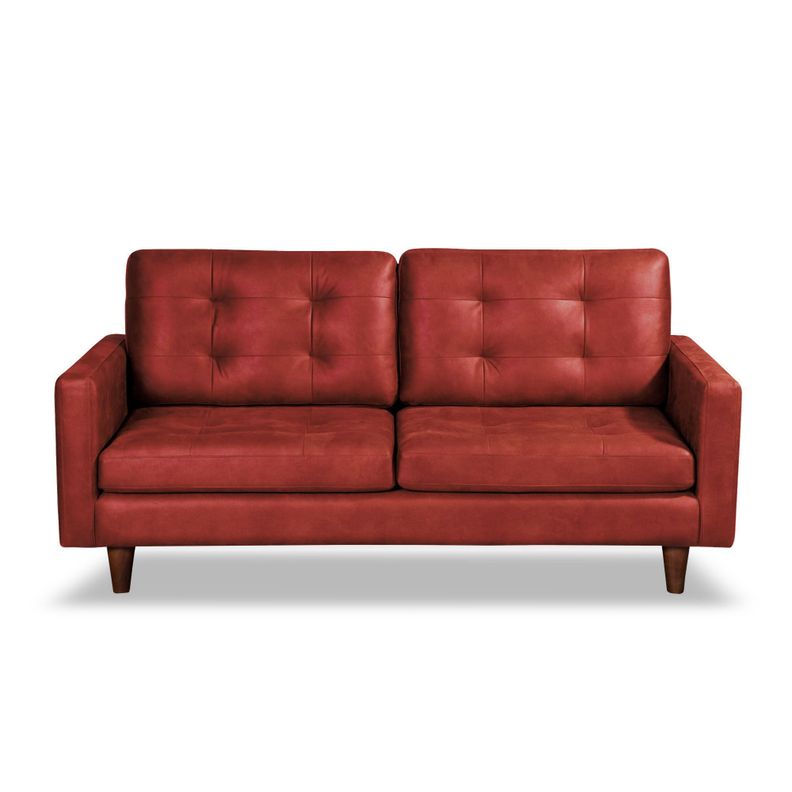SOFA NAPOLES 3C CUERO KENTUCKY ROJO-1