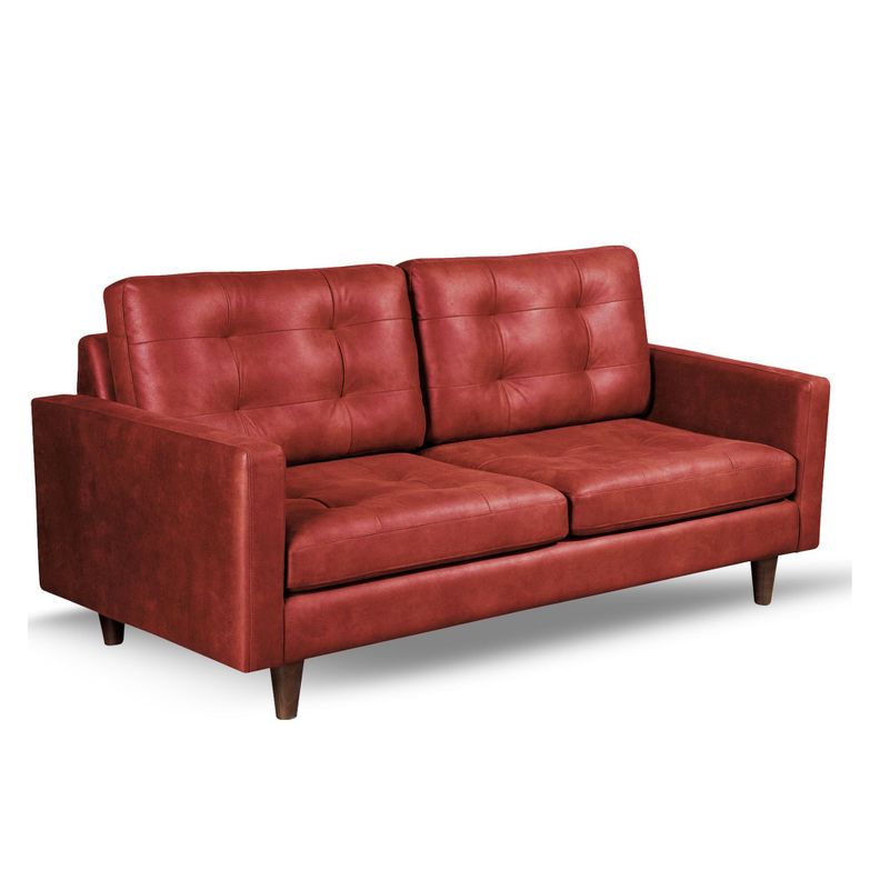 SOFA NAPOLES 3C CUERO KENTUCKY ROJO-3