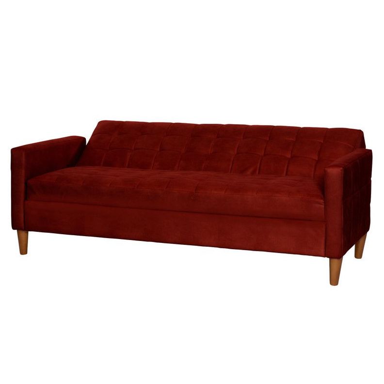 FUTON GENOVA  CUERO KENTUCKY ROJO-2